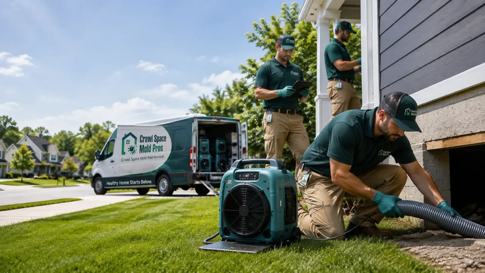 Crawl Space Mold Removal in Ashburn, VA